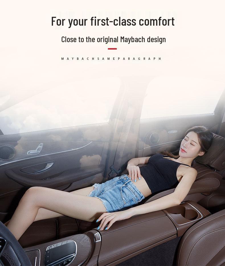 Пара подушек подголовника и поясничной поддержки для автомобиля Mercedes-Benz Maybach