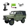 WPL C94 1:Масштаб 1:12 4WD Радиоуправляемый Вездеход-Кроулер Военный Стиль УАЗ-469 Грузовик с Дистанционным Управлением Готовый к Запуску Реалистичный Автомобиль для Скалолазания