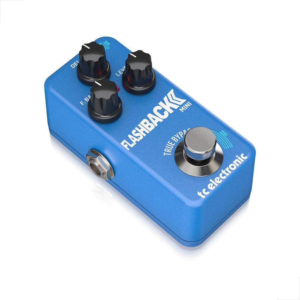 Tc electronic FLASHBACK 2 MINI DELAY Цифровой педальный процессор задержки TonePrint MASH Crystal True Buffer - Совместимый, Алгоритм студийного качества, Педаль, Задержка,
