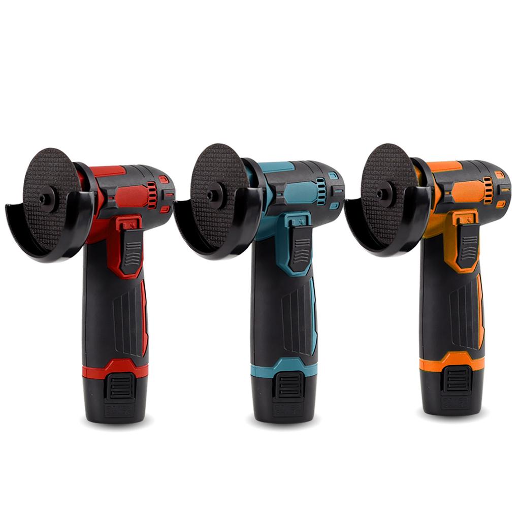 Комплект аккумуляторной угловой шлифовальной машины с щеткой, 12 В, шлифовальный диск 3 дюйма, 76 мм, легкая угловая шлифовальная машина с