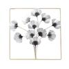 Metal Leaf Wall Art Decor Luxurious Metal Ginkgo Biloba Wall Hanging Decoration for Home Living