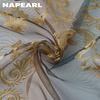 Комплект модных высококачественных экзотических роскошных двухслойных вышитых штор NAPEARL для гостиной, окон, штор, панелей, декора