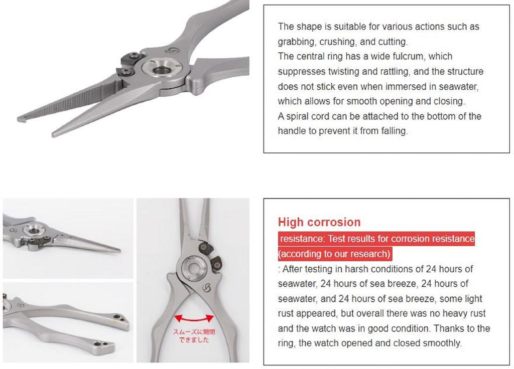 Belmont Плоскогубцы MP-260 из нержавеющей стали SUS 198 x 58 мм, 205 грамм, серебристый (2607)