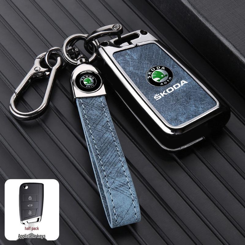 Чехол для ключа Skoda для моделей Octavia, Superb, Kamiq, Scala, Karoq, Yeti
