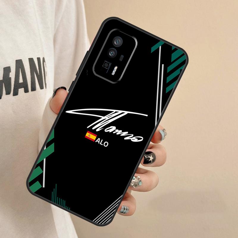 Чехол F1 Racing Фернандо Алонсо для Xiaomi 13 Ultra 12T 11T Pro 12 Lite 12X POCO F5 X3 X5 M6 Pro M5 X4 F4 GT F3