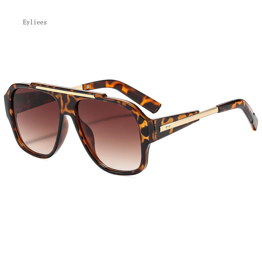 Винтажные Дизайнерские Солнцезащитные Очки Авиаторы Оверсайз Женская Мода Популярные Большие Оправы Роскошные Солнцезащитные Очки Мужские Панк Очки UV400