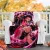 1pc nezouko9 Theme Blanket - Digital Print, Polyester, Cozy for All Seasons, Perfect for Outdoor, and Travel