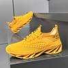 Spring/Autumn Men's Large Size Blade-soled Shoes Flyweave Fitness Jogging Shoes Mens Sneakers