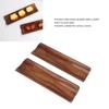 2 шт. Тарелка для суши Длинная прямоугольная тарелка Деревянная Японский стиль 7,2x2,1 дюйма Поднос для крекеров Вечеринка Дом