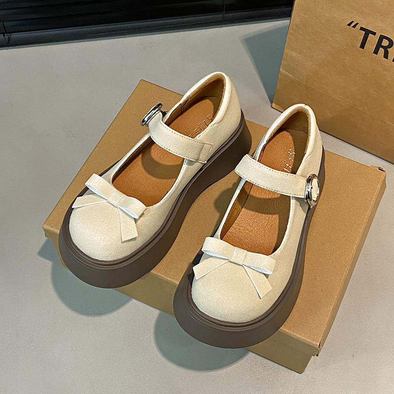 Fashion Summer Shoes Ladies Female Footwear Clogs Platform Oxfords Women's 2024 New Dress Creepers Leather Mary Janes Shoes Woman Flats