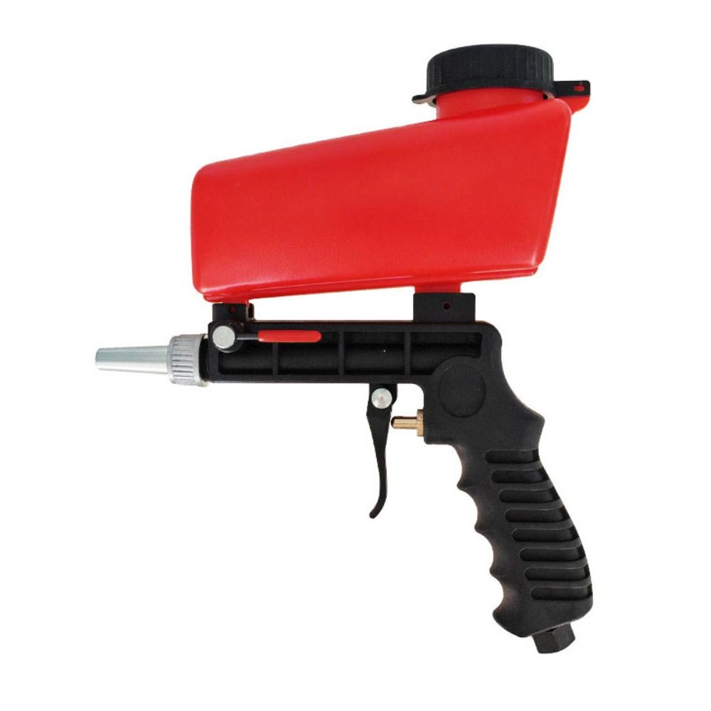 Small Pneumatic Sand Blasting Machine Handheld Air Sand Blaster Gravity Blasting Tool Hand Tool