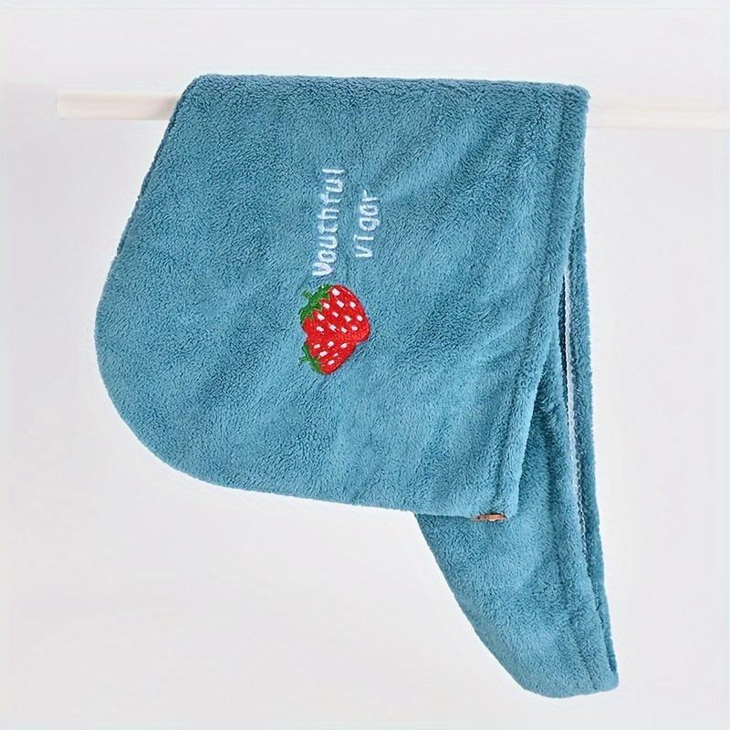 1pc Super Absorbent Quick Dry Microfiber Hair Towel Wrap Soft Polyester Fiber Turban for Women and Girls Efficient Lady Head Wrap for Drying Hair