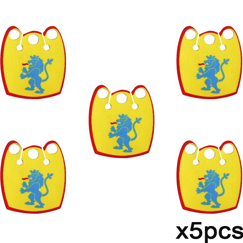 Набор строительных блоков MOC «Средневековый флаг и замок», фигурки, аксессуары, лев, орел, замок Древнего Рима, рыцарский плащ, игрушка-подарок.