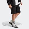 Adidas Шорты из френч терри Essentials с буквенным логотипом, мужские шорты, черные IC9401
