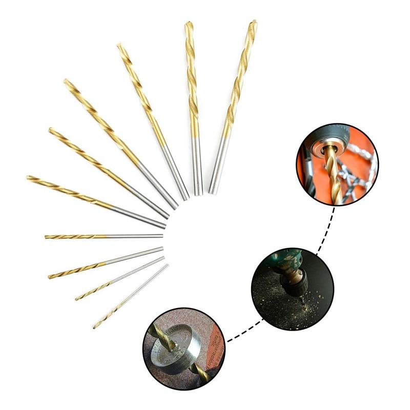 50 шт., 1-3 мм, высокоскоростная стальная спиральная дрель, набор инструментов из нержавеющей стали, цельношлифовальная металлическая развертка, инструменты для резки, сверления, полировки