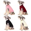 Дизайн с лацканами, удобный теплый зимний свитер для собак, кошек, жилет, модная одежда для домашних животных