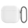 For AirPods 4 Case Silicone Wireless Earphone Protective Cover with Carabiner