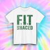 Fit Shaced Shirt Funny Irish Shamrock St Patrick’s Day Drinking Tee S-5XL