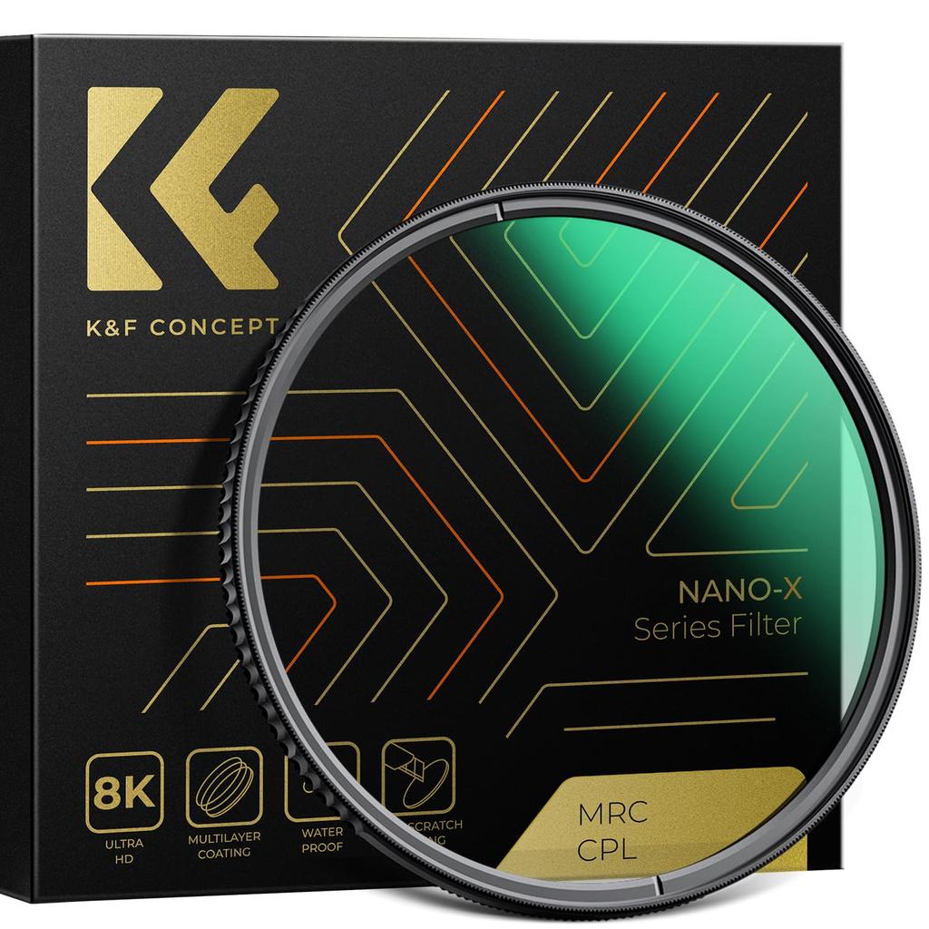 Концепт 67мм PL Фильтр Японское оптическое стекло AGC HD Супер Разрешение Высокое Светопропускание Низкое Отражение 28-слойное нанопокрытие Круговой Контраст