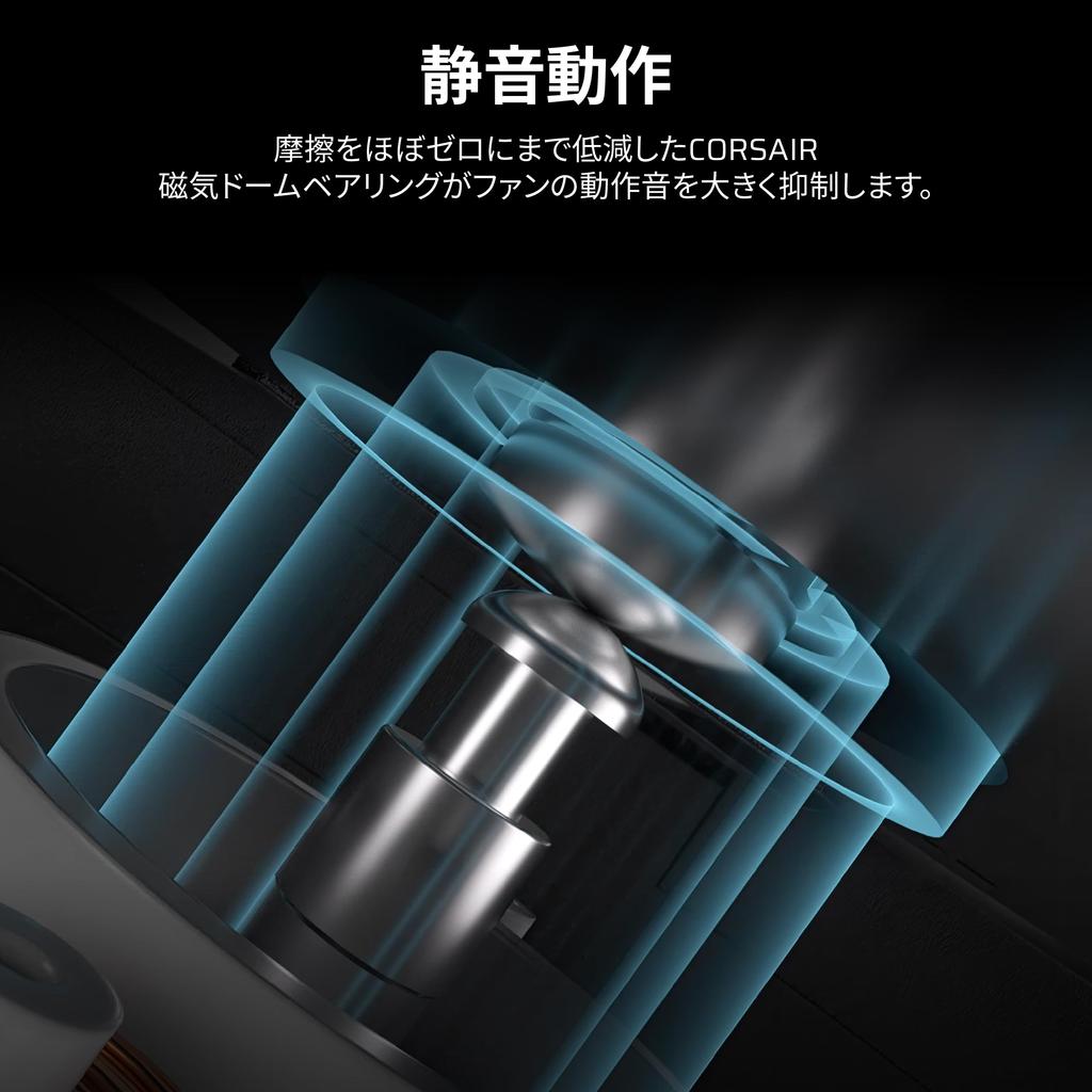 CORSAIR RS140 PWM 140mm PC Case Fan Daisy Chainable Dual Pack Black CO-9050191-WW