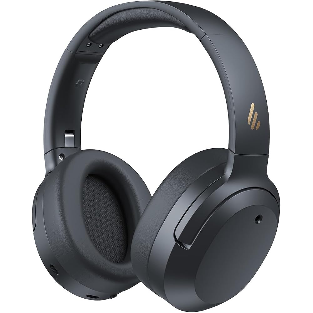 Edifier W820NB Plus Gen2 Wireless Noise Cancelling Headphones Bluetooth 6.1 88 Hour Battery Life Dark Gray