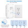 US Plug Power Strip with 6 AC Outlets 4 USB Port(2 Type C), Multi Socket Wall Socket Universal Network Filter Fast Charging