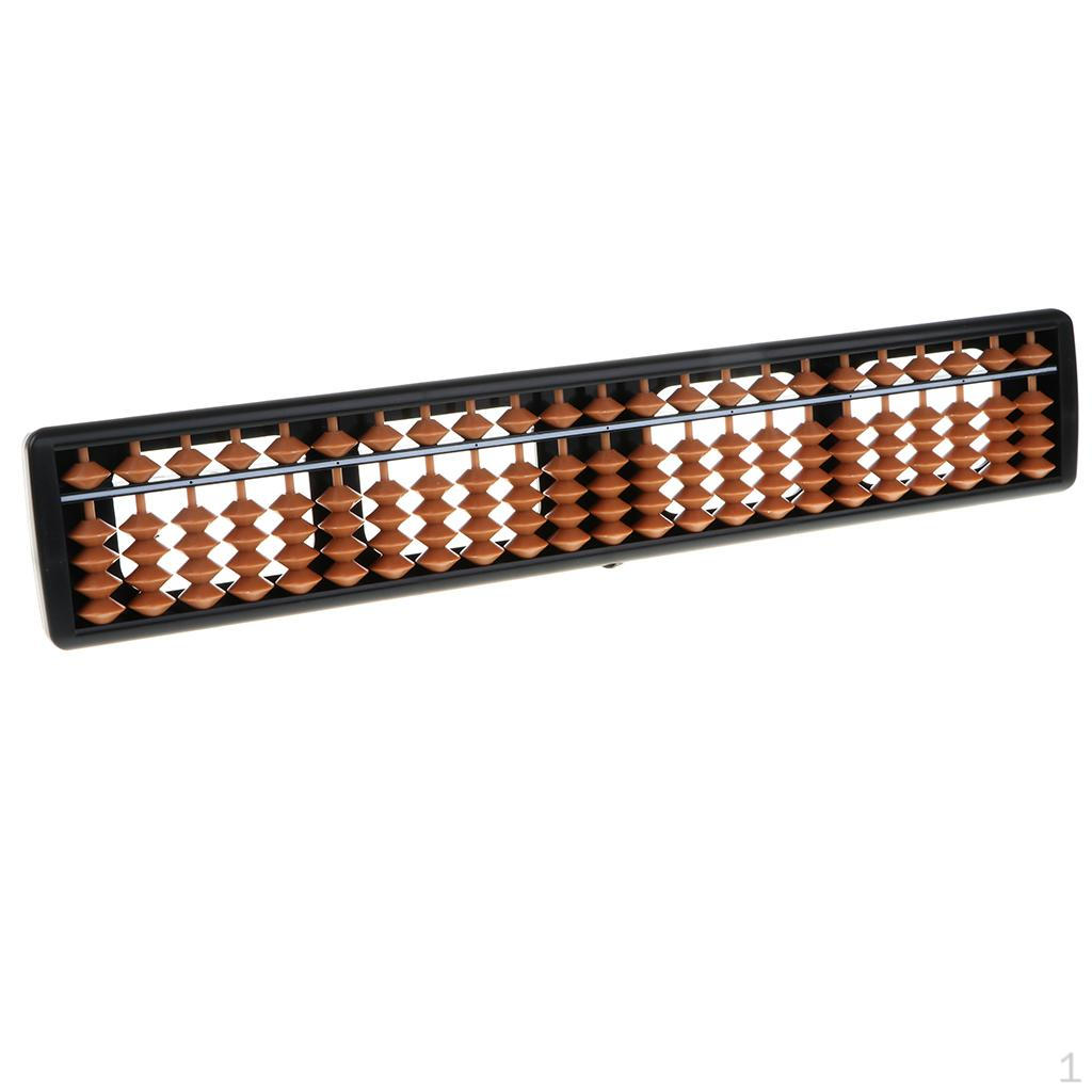 Vintage-Style Small Size 23 Column Rods Plastic Chinese Traditional Abacus Counting Tool 14"