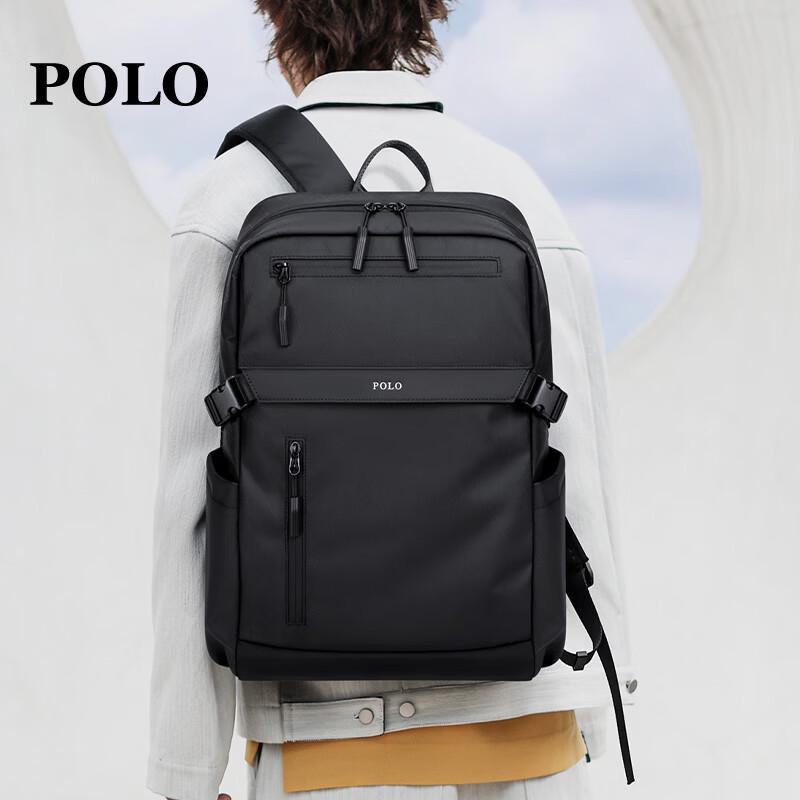 POLO Мужской деловой рюкзак для ноутбука большой емкости
