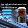 2 In 1 Car Heating Cooling Cup Keep Beverage Cool Warm Car Cup Warmer Cooler Smart Car Cup Mug Holder for Outdoor Travelling