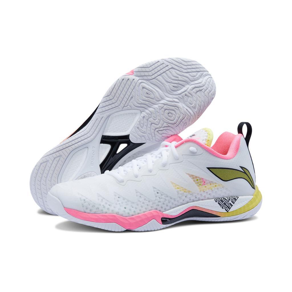 Li Ning Rubber Falcon Fashion Versatile Trendy Non-Slip Wear-Resistant Breathable Lightweight Rebound Low-Top Badminton Shoes Unisex Sneaker AYAU007-2