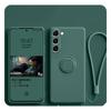 Магнитный силиконовый ремешок-кольцо Чехол для телефона для Samsung Galaxy S25 S24 S26 Ultra S23 S22 Plus A57 A37 A17 A16 A15 A55 A36 A56 Чехол