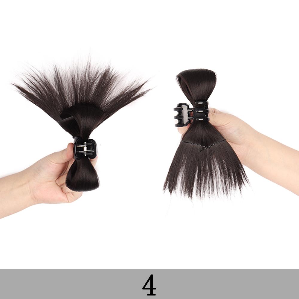 MERISIHAIR Синтетические небрежные пучки для волос, короткие накладные волосы в виде бабочки, для женщин, регулируемые, легкие накладные волосы