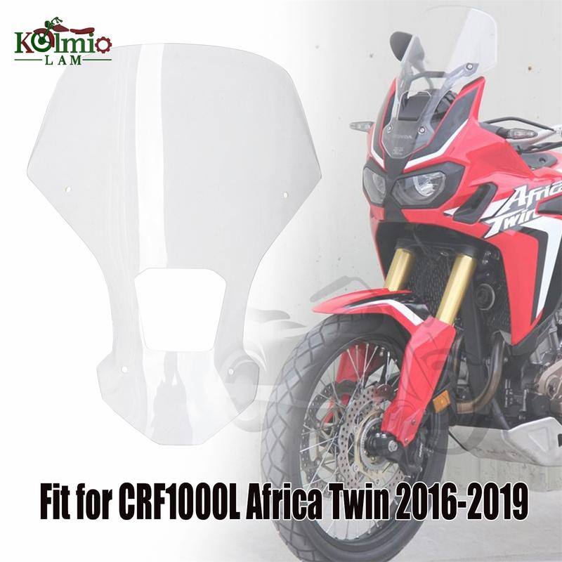45cm Motorcycle Windshield Windscreen Fit for 2016 -  HONDA CRF1000L  Twin CRF 1000L 2017 2018 Wind Deflector CRF1000