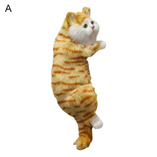Cute Lightweight Great Allergy Free Lovely Simulation Stuffed Plush Cat Toy Simulation Cat