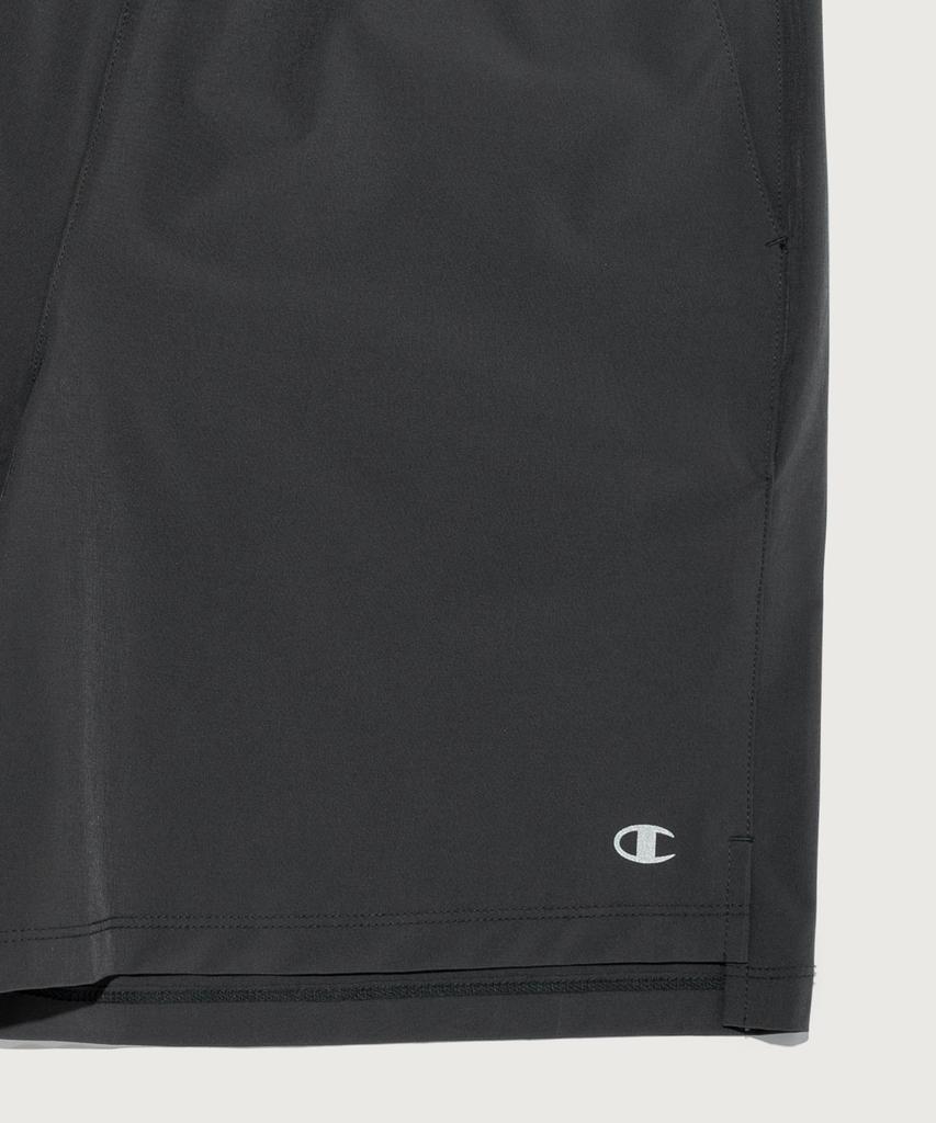 CHAMPION C-Logo Woven 7-Inch Shorts Charcoal
