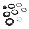 Bicycle Front Fork Bowl Set Aluminum Alloy Dual Bearings Mountain Bike Headset Spacers for 44‑56mm Tapered Head Tube