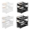 Under Sink Organiser Rack Sliding Kitchen Cabinet Organizer Bathroom Sink Storage Shelves Pull Out Cabinet Organizer Drawers