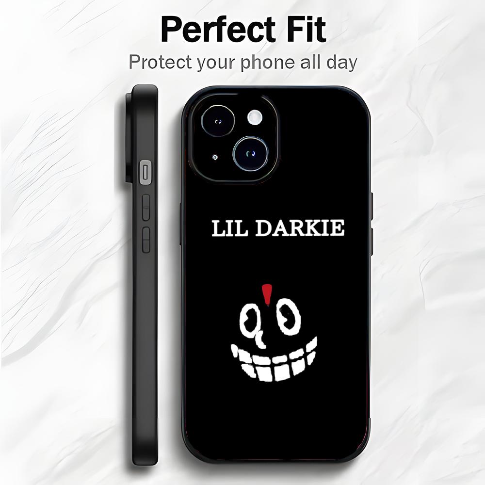 Уникальный Rap Art L-Lil Darkie Чехол для телефона Чехол для телефона Мягкая упаковка Легкий Для iPhone17 16 15 14 13 Pro Max