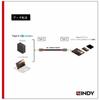 LINDY 1m ANTHRA LINE USB Gen 2x2 Cable with PD Smart Chip 3.2 Type-C (Model Number 36901)