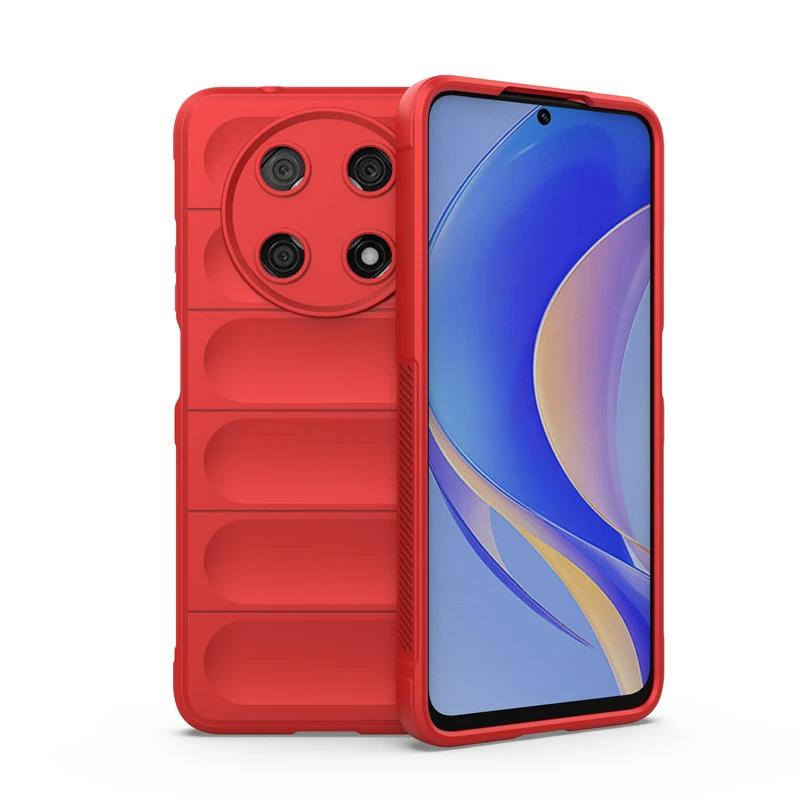 Чехол для Huawei Nova Y90 Y61 Y70 Plus 4g задняя крышка чехол противоударный бронированный телефон чехлы жидкий силикон анти-падение Funda Coque
