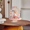 Dessert Ferris Wheel Ornament 2D Flat Acrylic Decoration with Base Non-3D Desktop