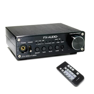 FUSION Tripath Оснащен цифровым усилителем IC Интегрированный усилитель USB-вход Усилитель ЦАП Пульт дистанционного управления входит в стандартную комплектацию FX-AUDIO- FX-202J