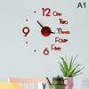 Креативные 3D акриловые настенные часы Diy Clock Mute Wall Sticker Clock