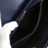 Gucci Старая сумка Gucci на плечо винтажная темно-синяя телячья кожа женская б/у