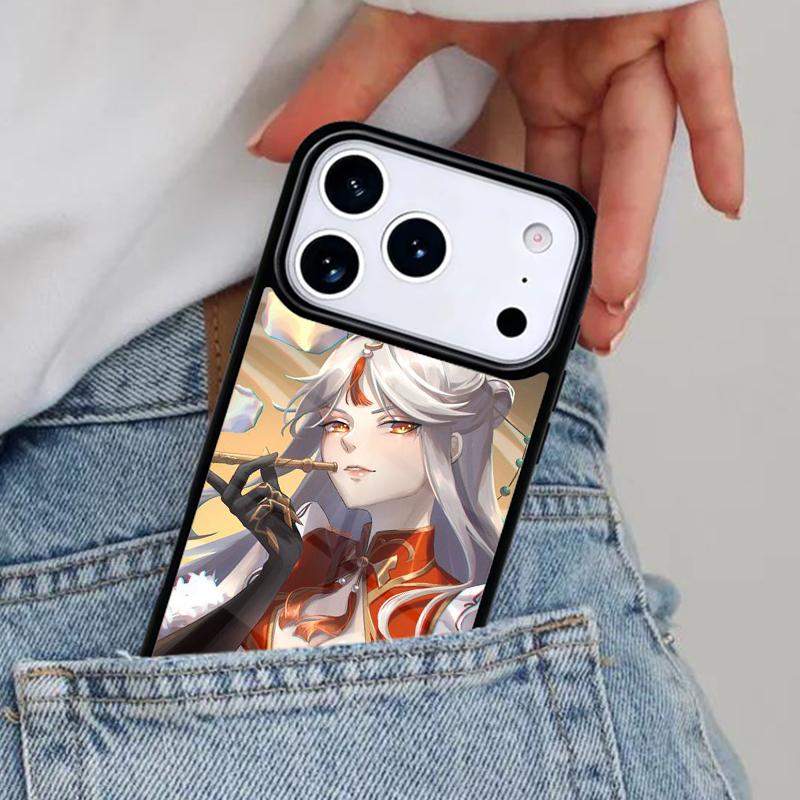 Genshin Impact NingGuang Phone Case for iPhone 16e 15 14 13 12 17 Pro Max Plus Air 17pro Cover Coque