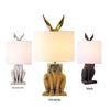 Nordic Minimalist Rabbit Table Lamp: Modern Bedroom/Bedside Resin Design