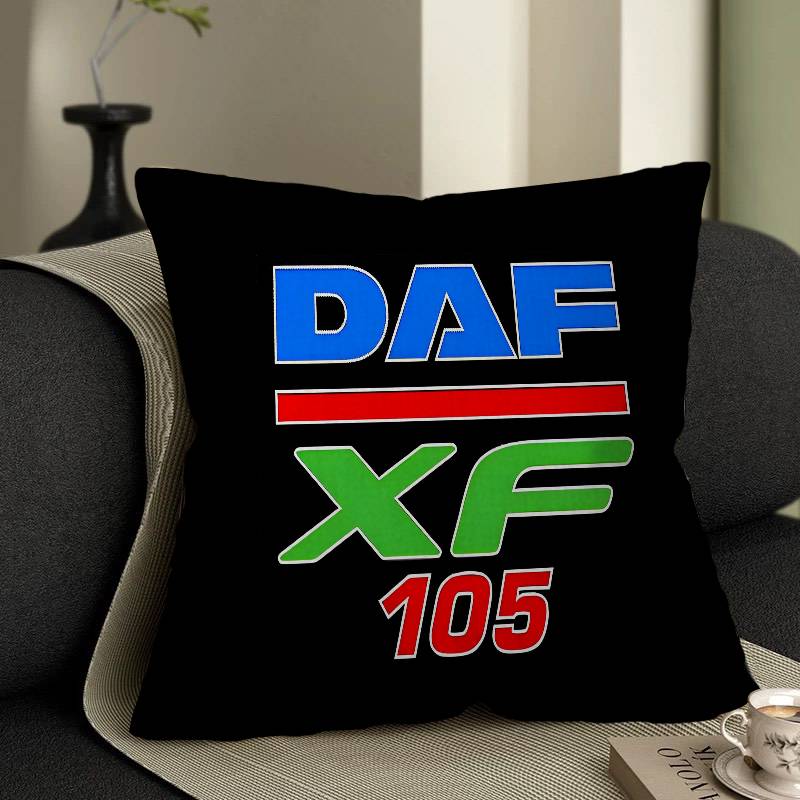 D-Daf Truck Logo Maple Design Cushion Cover Happy Autumn Harvest Decor Holiday Decorati Pillow Cover