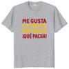 Футболка Me Gusta La Fruta I Like Fruits Spanish Meme Y2k Camiseta 100% хлопок мягкая унисекс футболка с круглым вырезом для мужчин и женщин размер ЕС