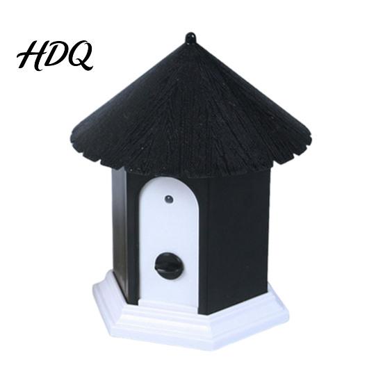Battery Operated Bark Control Dog Pet Anti-Barking Indoor Outdoor House Shape Ultrasonic Device Deterrent