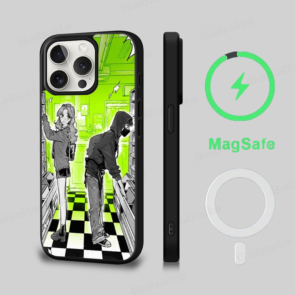 A-Ая О-Оосава К-Кога М-Мицуки Чехол для телефона Магнитный чехол Для IPhone 16 14 13 12 11 15 Pro Max Plus Для Magsafe Беспроводная зарядка